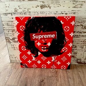 Louis Vuitton Collab, supreme oil painting